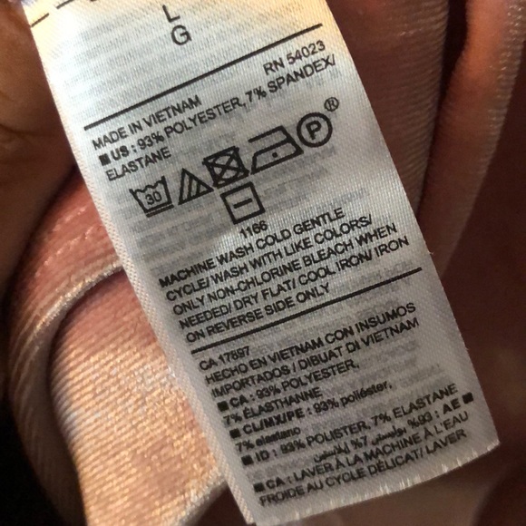 NWT blush Old Navy faux velvet tank top - Picture 5 of 5